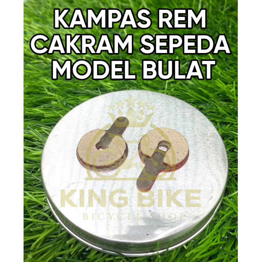 KAMPAS REM CAKRAM SEPEDA MODEL BULAT SAKONI/KANVAS KALIPER/SEPATU REM KALIPER CAKRAM BULAT