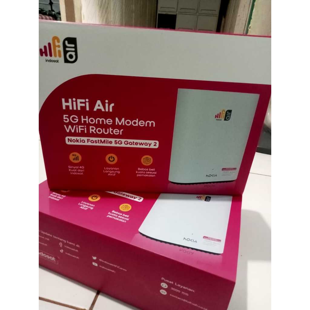 ( Special Edition ) 600GB hifi Air Nokia fastmile 5G by Tri Huchson + kuota 600 GB 1 THN