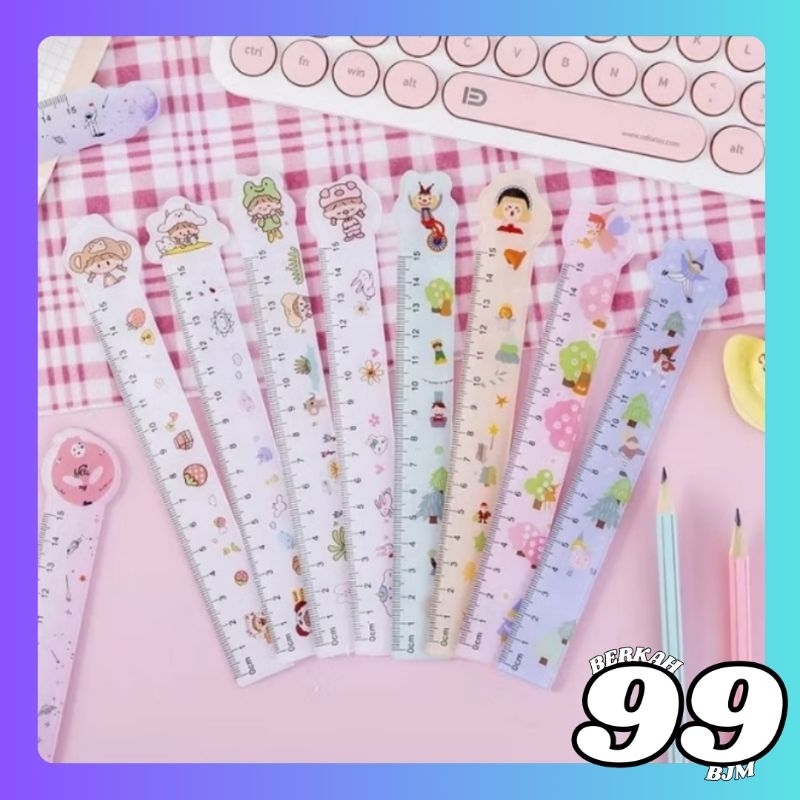 

Penggaris 15cm Karakter Random / A T K