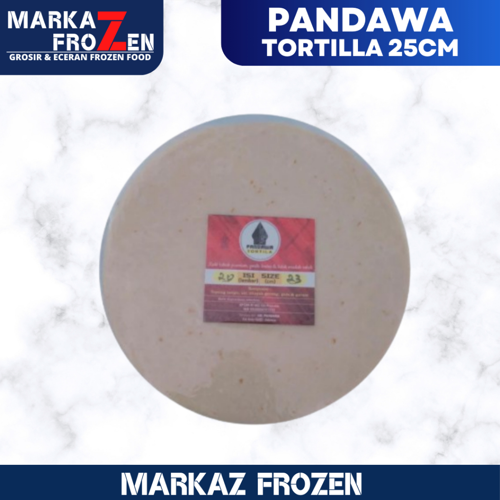 

PANDAWA TORTILLA / KULIT KEBAB 25CM