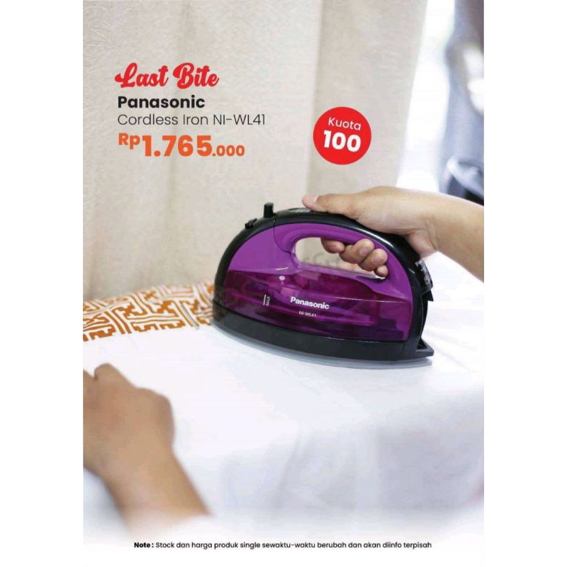 Panasonic Cordless Iron