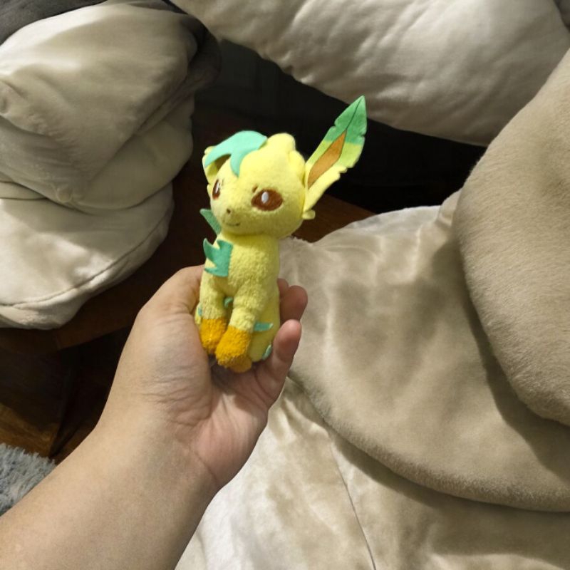 Boneka Pokemon Plush Leafeon Mini Pokemon Center 2013