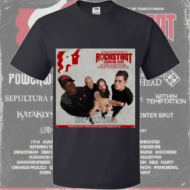 kaos Sepultura rocktoot tour Romania 2025