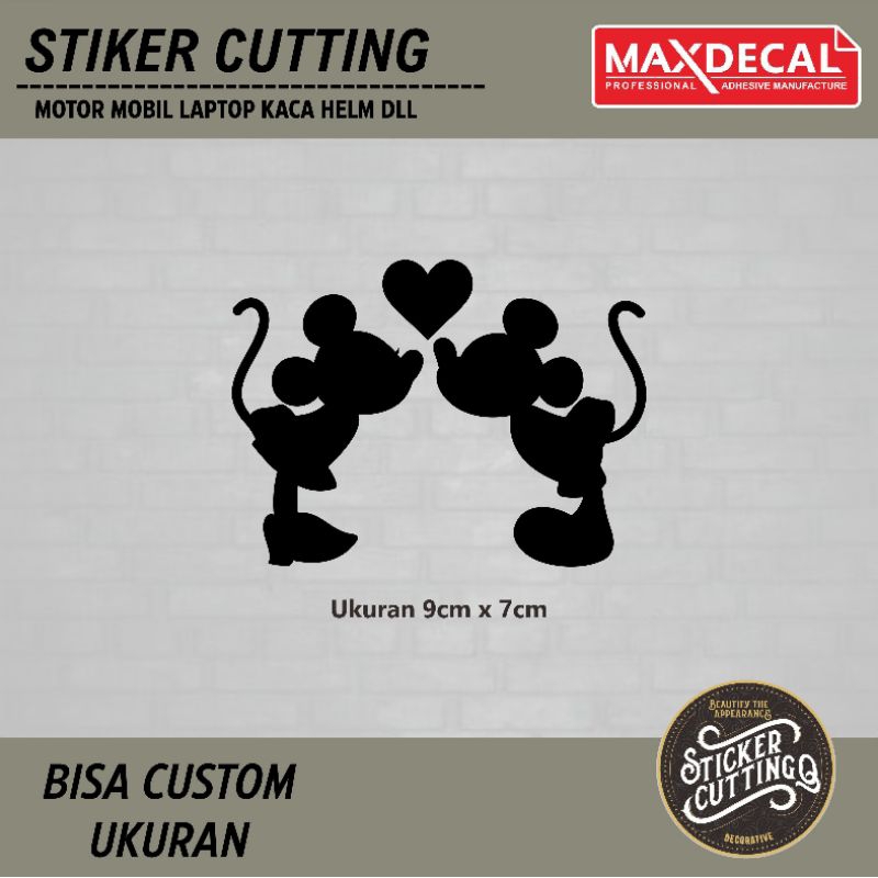 

Sticker Mickey & Minnie Mouse | STICKER Cutting MOBIL MOTOR LAPTOP