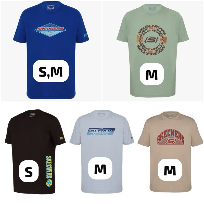 Kaos Pria Skechers ORIGINAL