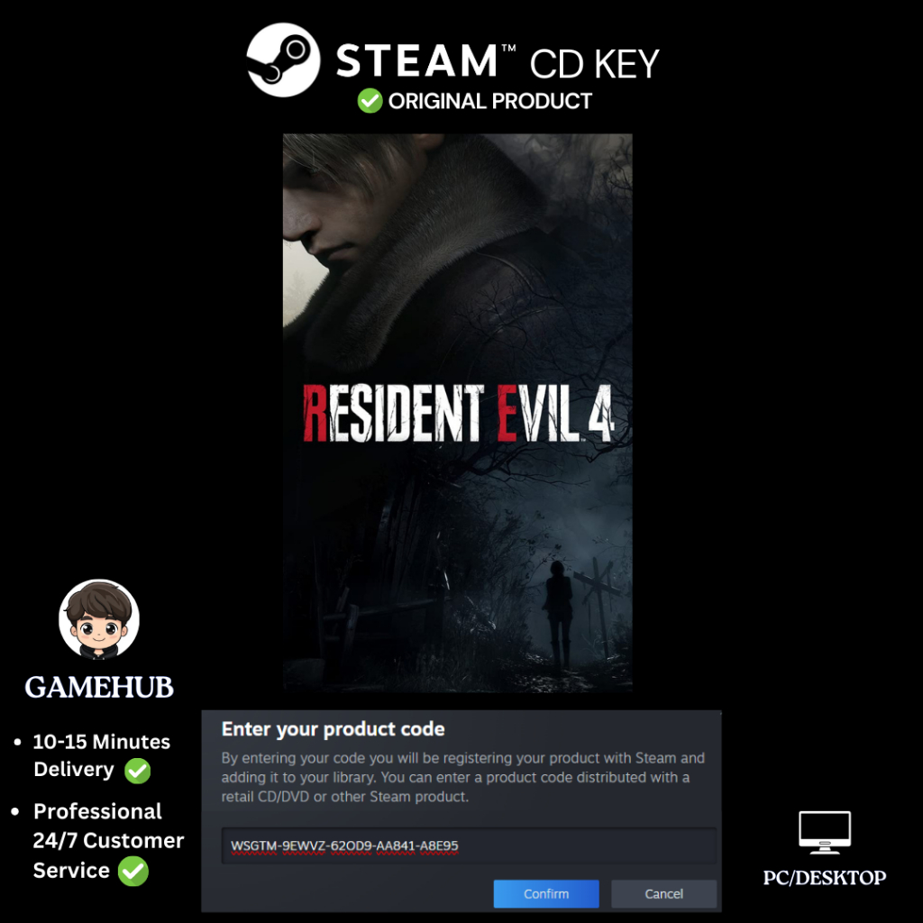 Resident Evil 4 Remake Steam CD Keys