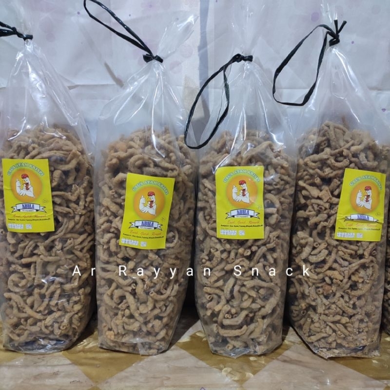 

Keripik Usus 2Kg Renyah Asin Dan Gurih Free!! Kardus+Buble Wrap