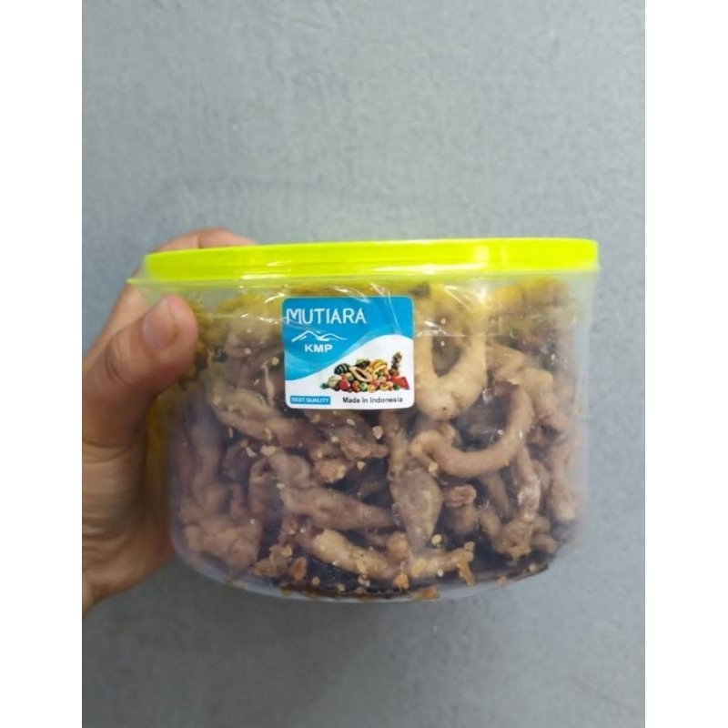 

Kripik usus / usus krispi / usus ayam renyah enak nikmat