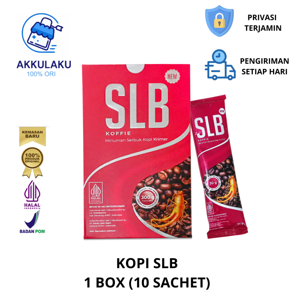 

SLB Koffie Kopi Kesehatan 5 Sachet BPOM Original | Minuman Serbuk Kopi