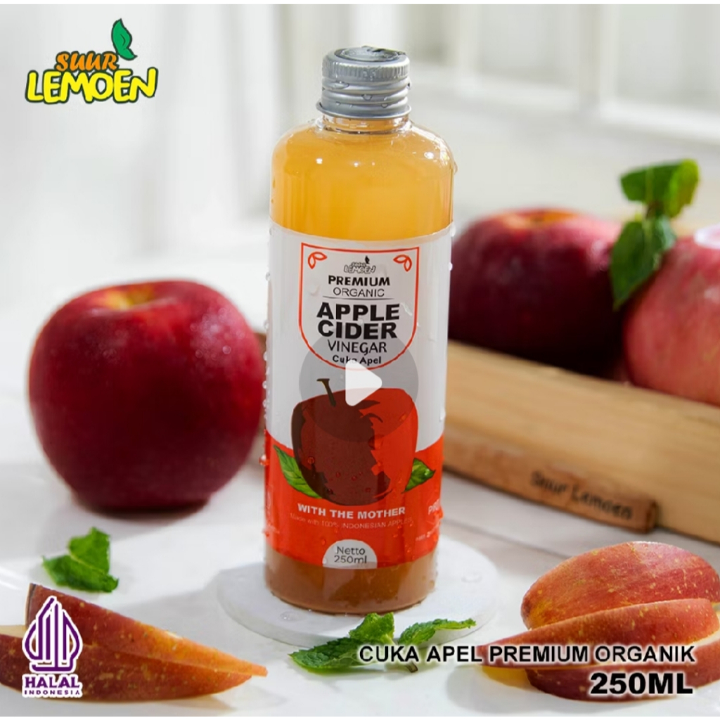 

Suur Lemoen - Cuka Apel Organic 250ml - Premium Apple Cider Vinegar With The Mother