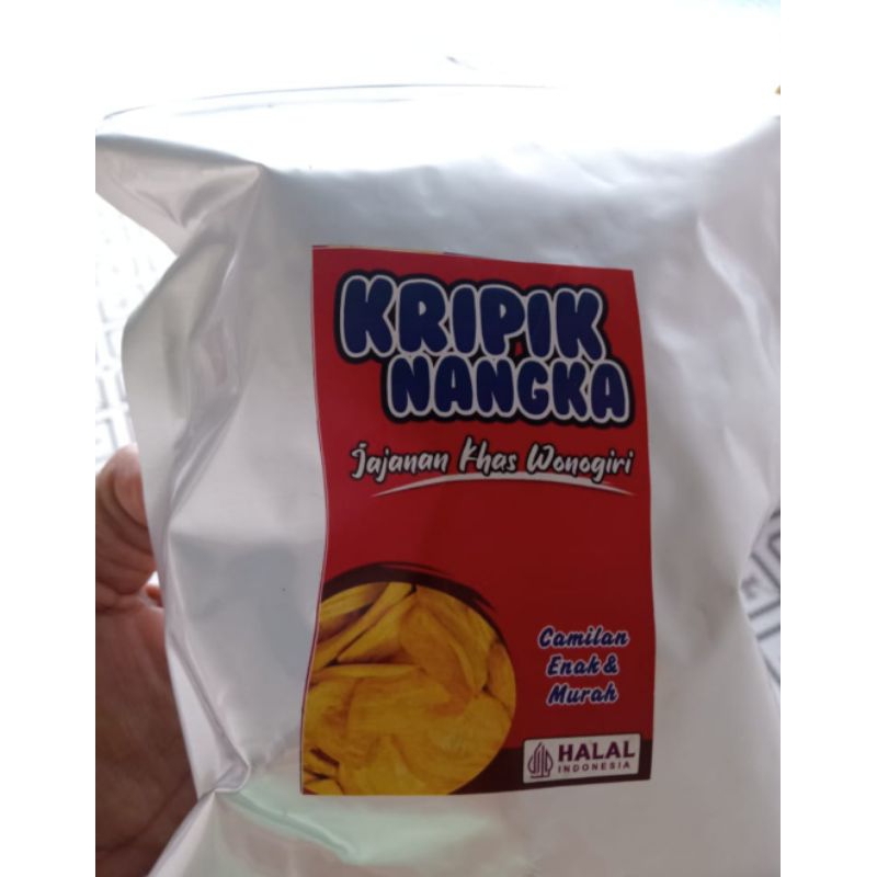 

kripik nangka Wonogiri,Grade A.yang di pake daging nya nangka.sangat lezat manis banget.100gr