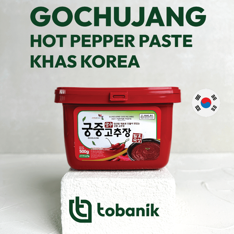 

GUNGJUNG GOCHUJANG HOT PEPPER TASTE / PASTA CABAI PEDAS KOREA 500 GRAM