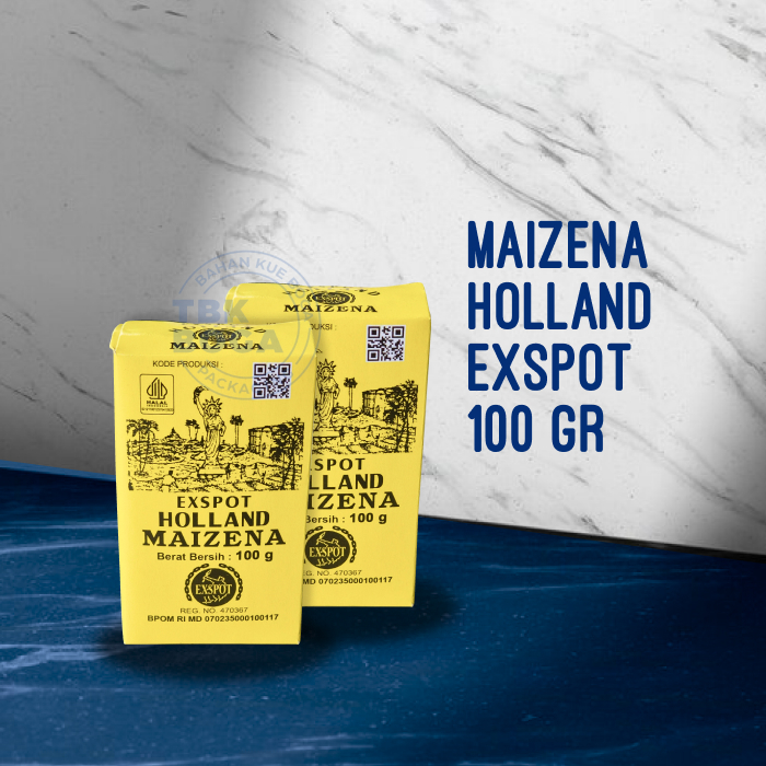 

Holland Maizena ( 100 gr ) Tepung Jagung Corn Starch Bubuk Exspot