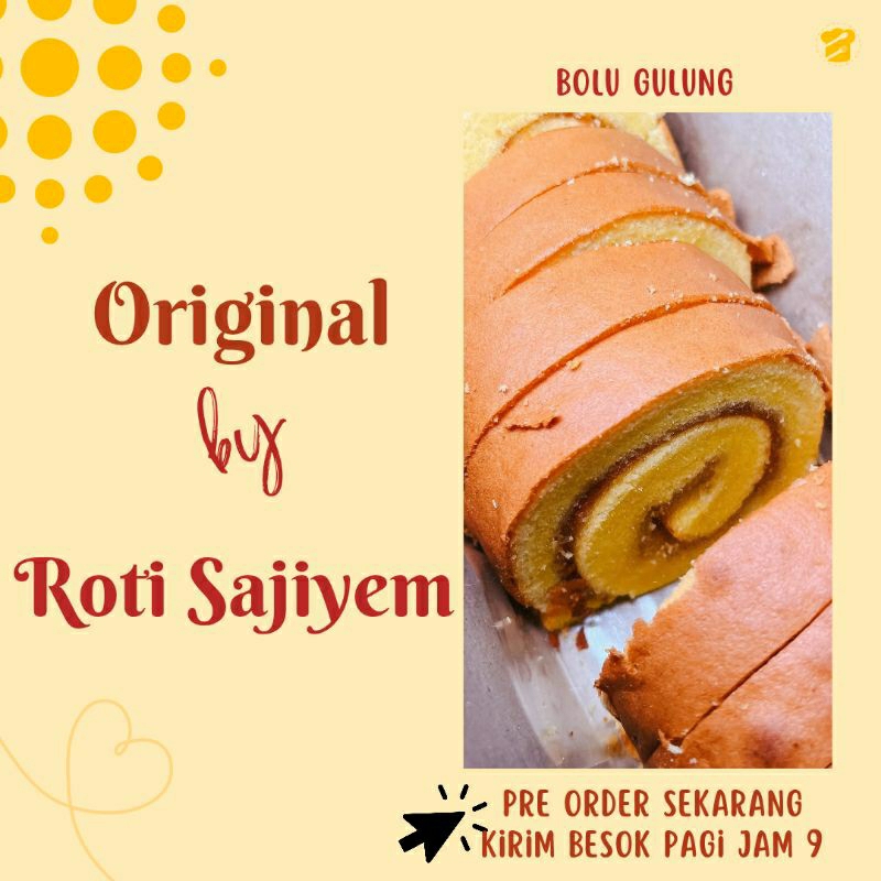 

Bolu Gulung Legendaris Sajiyem Rasa Selai Nanas | Roti Sajiyem | Roti Legendaris Solo
