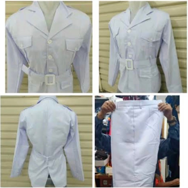 SETELAN PASKIBRA PRIA/KEMEJA PASKIBRA PRIA/SERAGAM PASKIBRA BAJU DAN CELANA