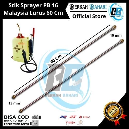 Stik Sprayer Malaysia Lurus 60 Cm | Stik Sprayer PB 16 Malaysia | Stik Semprot Sprayer PB16 Malaysia
