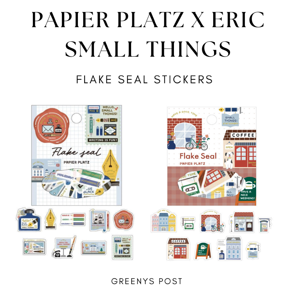 

Papier Platz X Eric Small Things Flake Seal Stickers Stiker