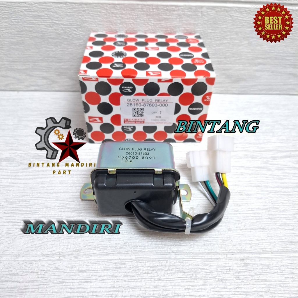 RELAY GLOW PLUG DAIHATSU F70 TAFT GT HILINE ROCKY