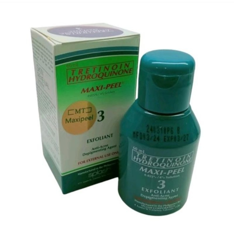 Maxipeel Maxi Peel Toner Wajah Original Holo Gold 60ML Serum Facial Whitening Maxipeel