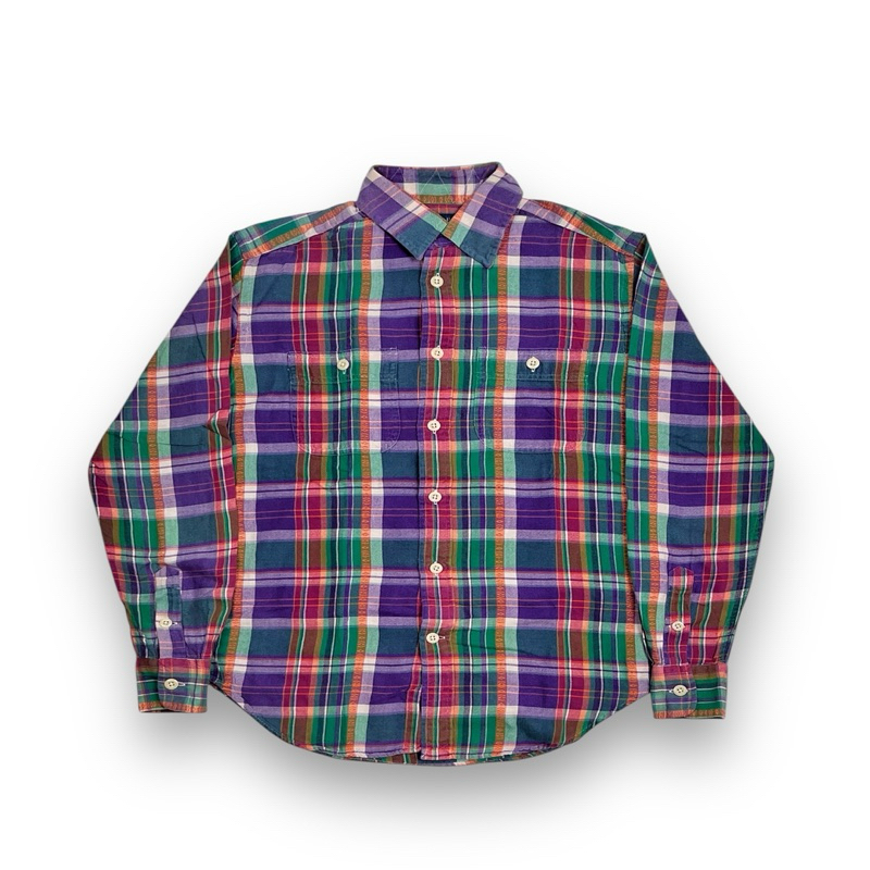 Ralph Lauren Double Pocket Multicolor Plaid Flannel Regular Fit