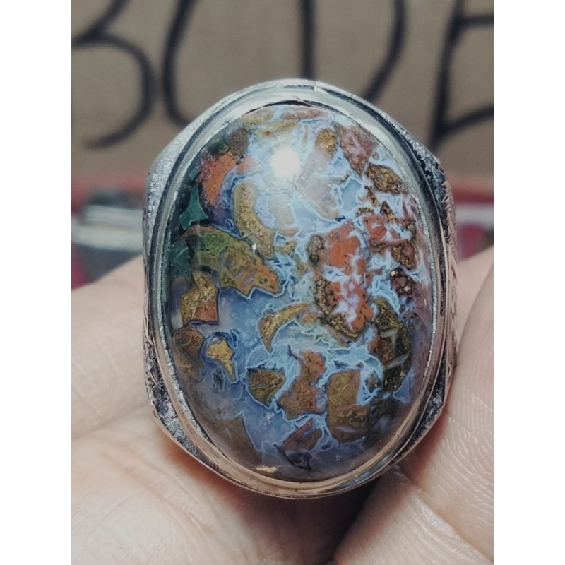 batu akik pancawarna  klawing super mantap lain garut dan bacan