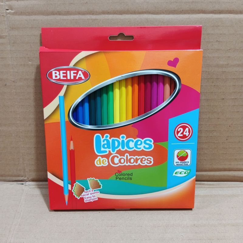 

Pensil Warna Beifa 24 Warna Panjang ( Kualitas Bagus )
