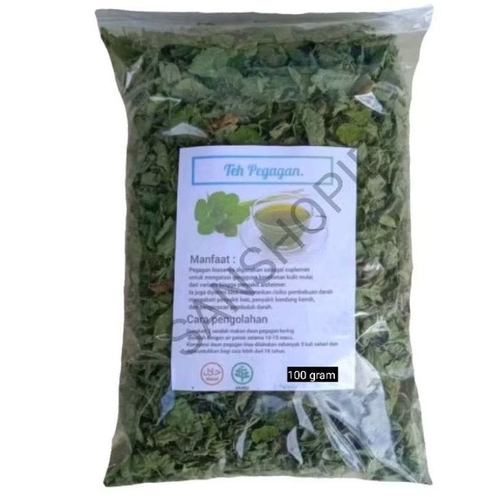 

Teh daun pegagan MERAH kering tanpa batang 100 gram