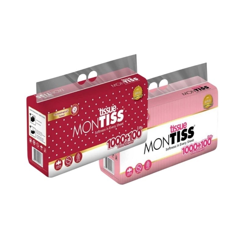 Tisu Montiss 1000 sheets 2 ply / Tisu montiss 1 kg / Tisu murah / Montis Tisu 1 kg