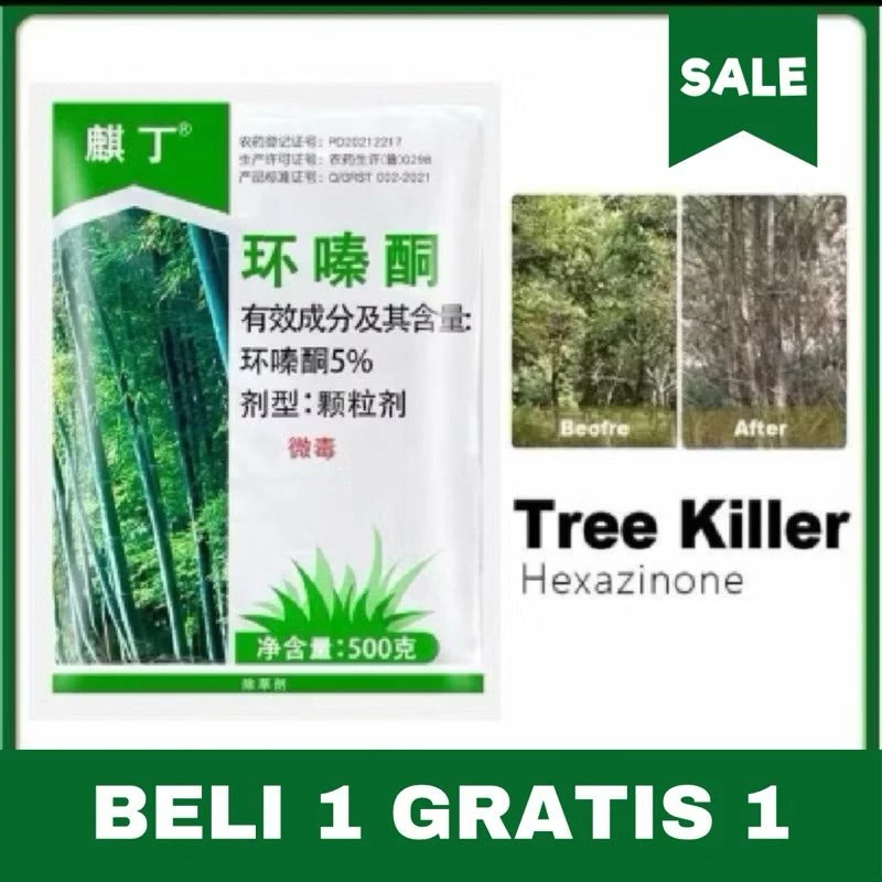 Bubuk Tree Killer Herbisida Pembasmi Rumput pohon dan Bambu