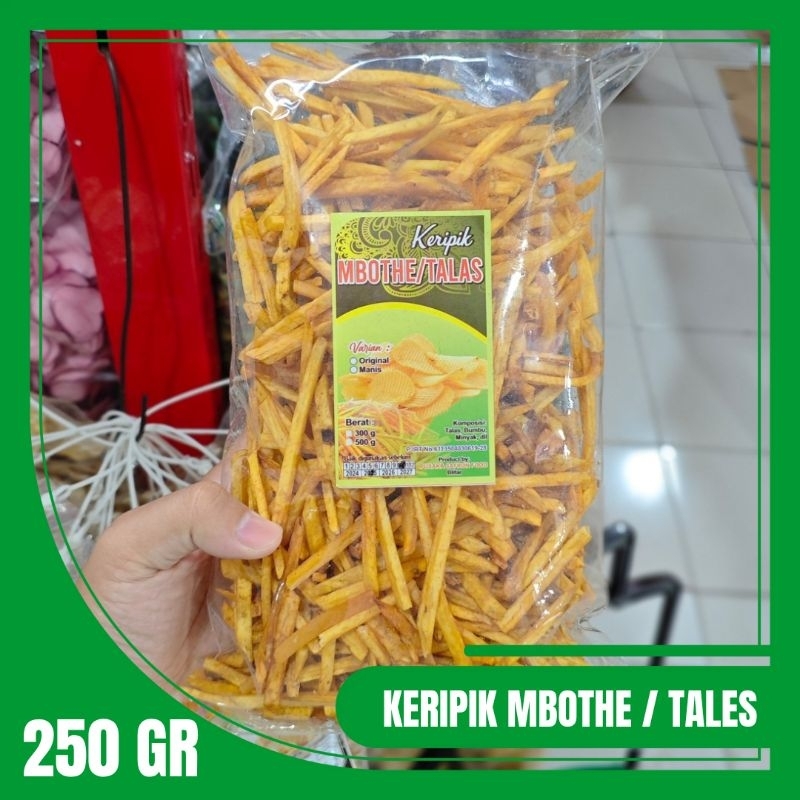

500 Gram Keripik Stik Talas /Mbothe Khas Tulungagung Enak Renyah dan Gurih