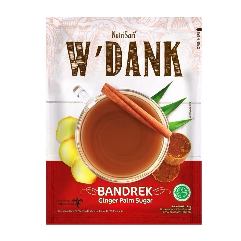 

NutriSari W'Dank Bandrek Ginger Palm Sugar Isi 10 Sachet