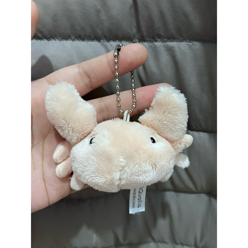 Ganci kepiting Qualia Crab Keychain Qualia Gantungan hewan laut