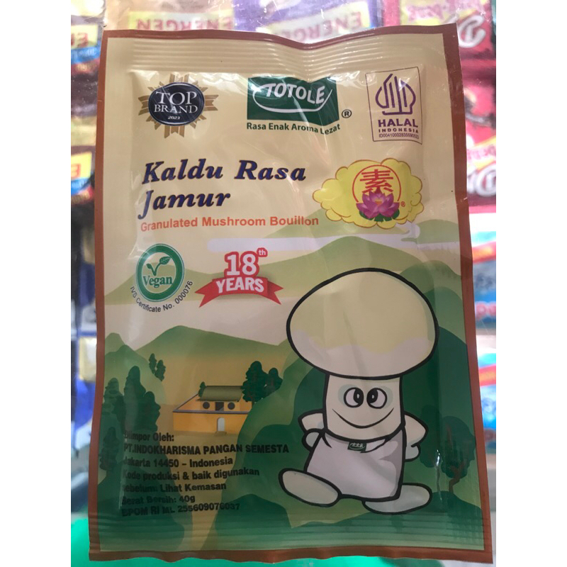 

Totole Kaldu rasa Jamur kemasan 40 gr