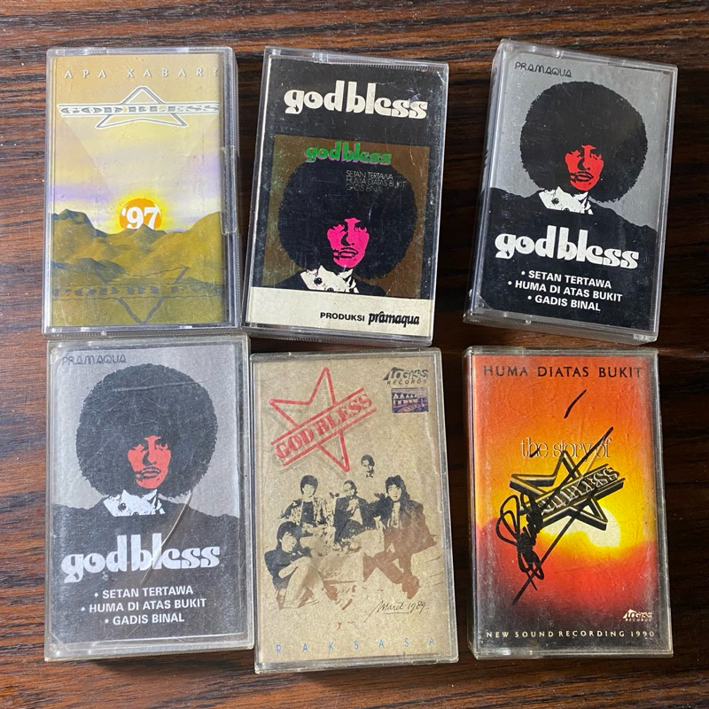 KUMPULAN KASET PITA GOD BLESS - ORIGINAL