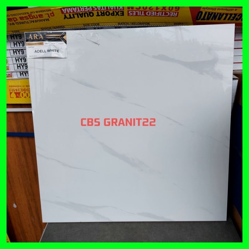 Granite / Granite Lantai Ara 60x60 Adel white
