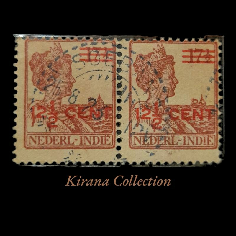 

CP.25 KOLEKSI PRANGKO NED INDIE CT NILAI DIATAS PRANGKO WILHELMINA N-14 12½ CENT DIATAS 17½ CENT 1930 CAP POS SOEBANG USED