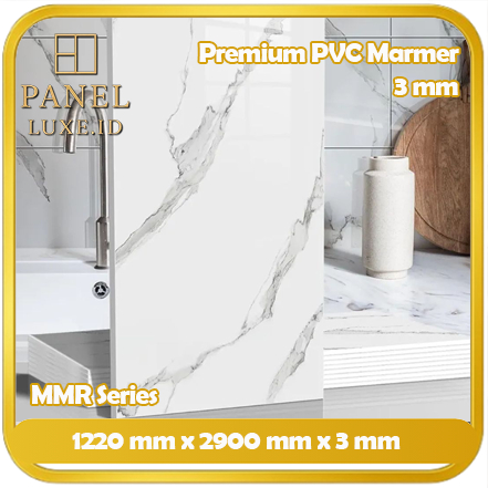 Premium PVC Marmer 3mm MMR Series | PanelLuxe.id