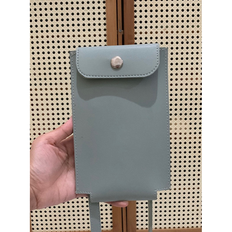 [PRELOVED] Tas HP Selempang Hijau Sage