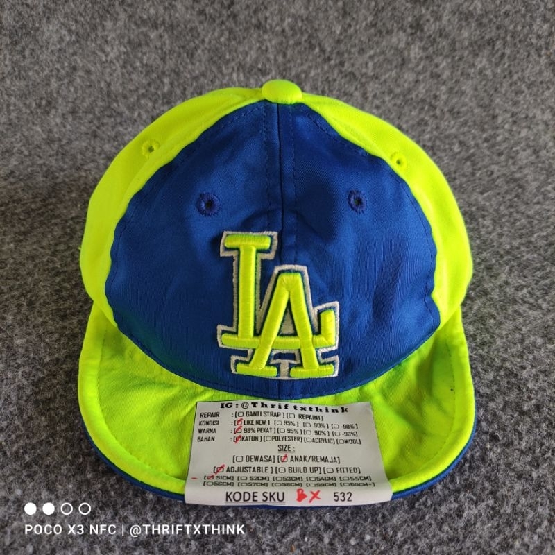 (ANAK 2-3Y) TOPI CAP VISOR PENDEK SEPEDA MLB LA SKU BX 532