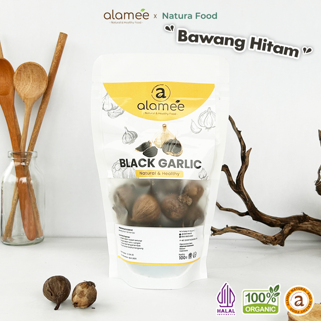 

ALAMEE Black Garlic Bawang Hitam Tunggal Lanang Premium 100gr