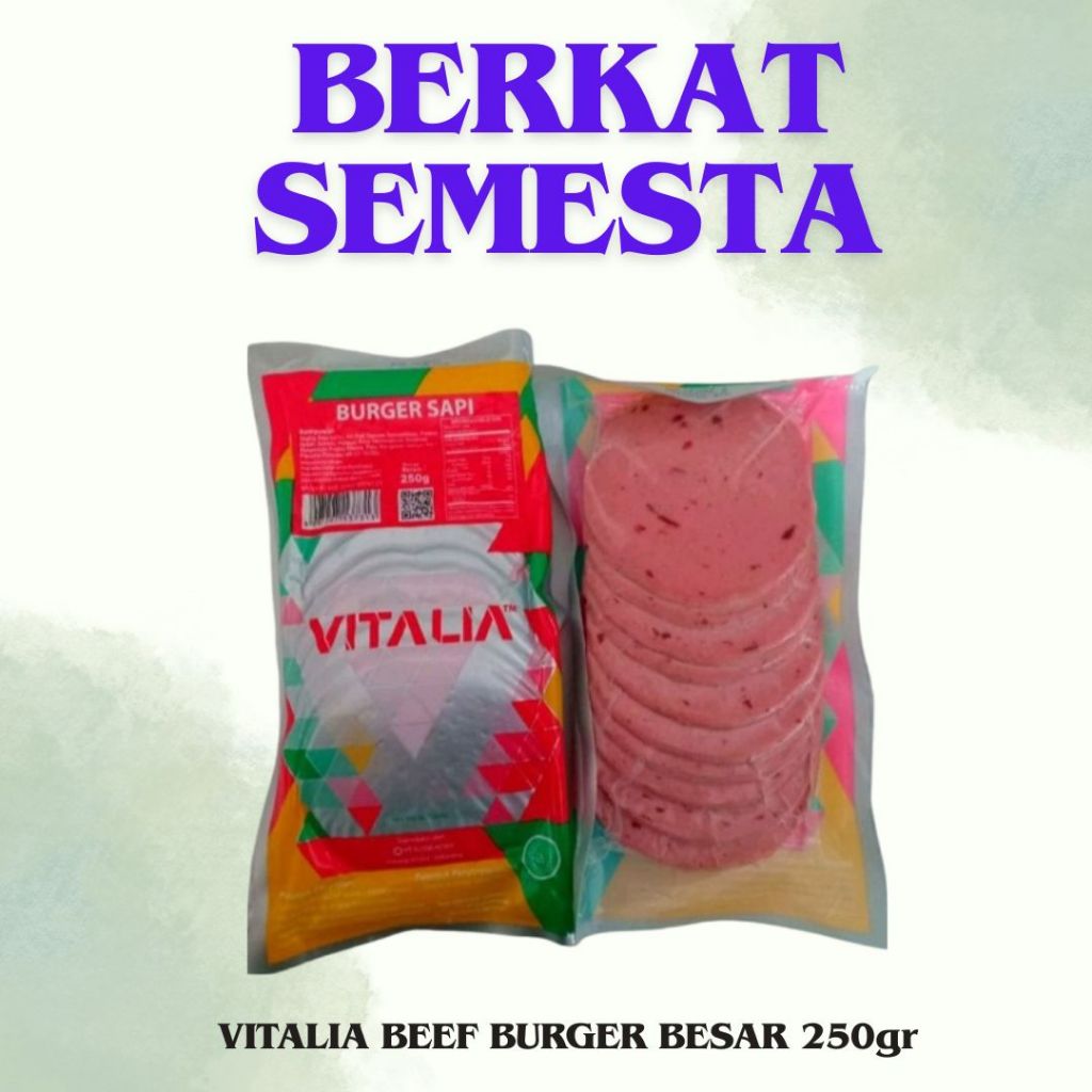 

VITALIA BEEF BURGER BESAR 250gr