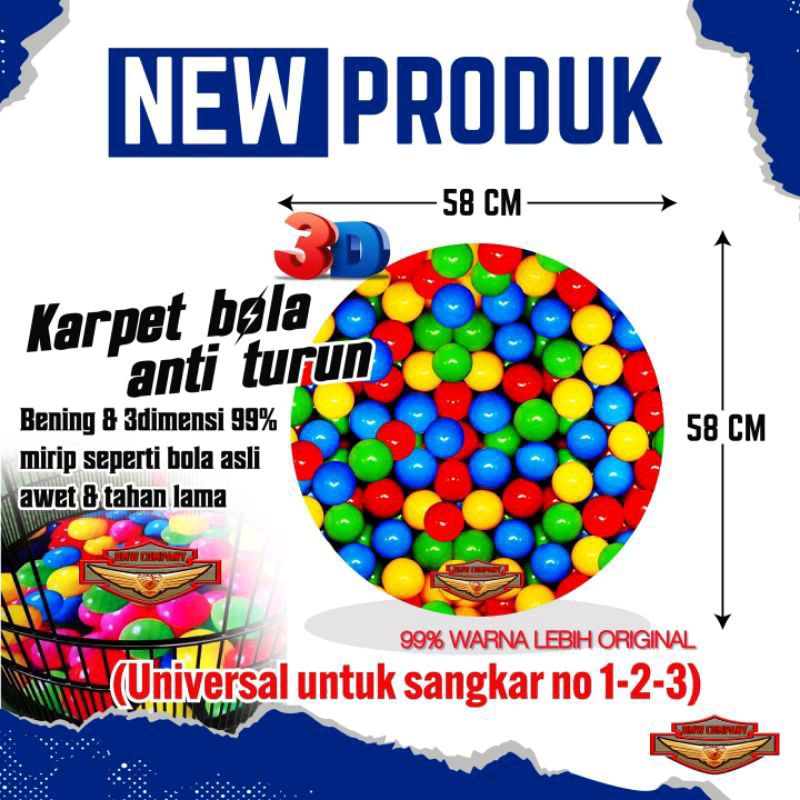 Karpet jebakan Alas Bola murai kacer cucak ijo semua ukuran Sangkar Burung Universal 1/2/3