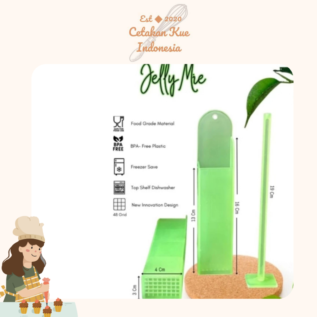 READY Cetakan Jelly Mie / Cetakan Jelly Mie Panjang / Agar Noodle Maker / Cetakan Agar Agar Jelly / 