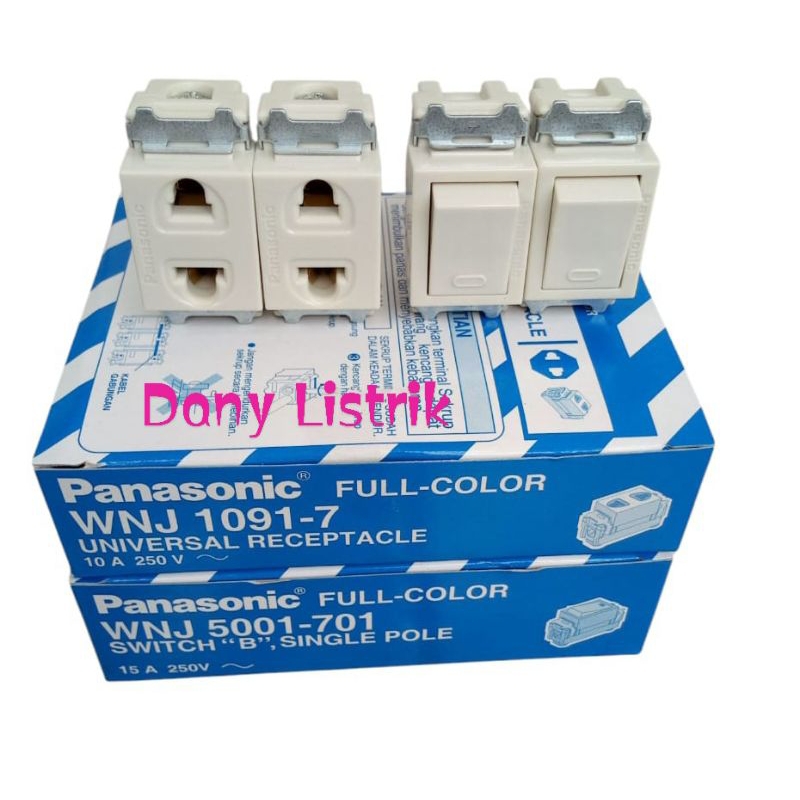 Mata Saklar Dan Mata Stop Kontak Panasonic Model Lama/ Mata Saklar Dan Mata Stop Kontak Panasonic WN