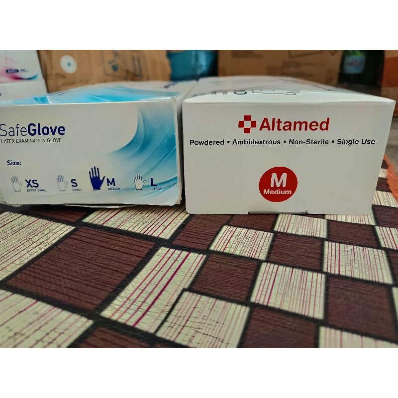 SARUNG TANGAN ALTAMED//HANDSCOON LATEX UKURAN M