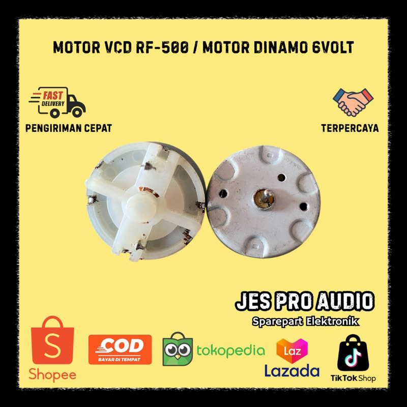 MOTOR VCD RF-500 / MOTOR DINAMO 6VOLT
