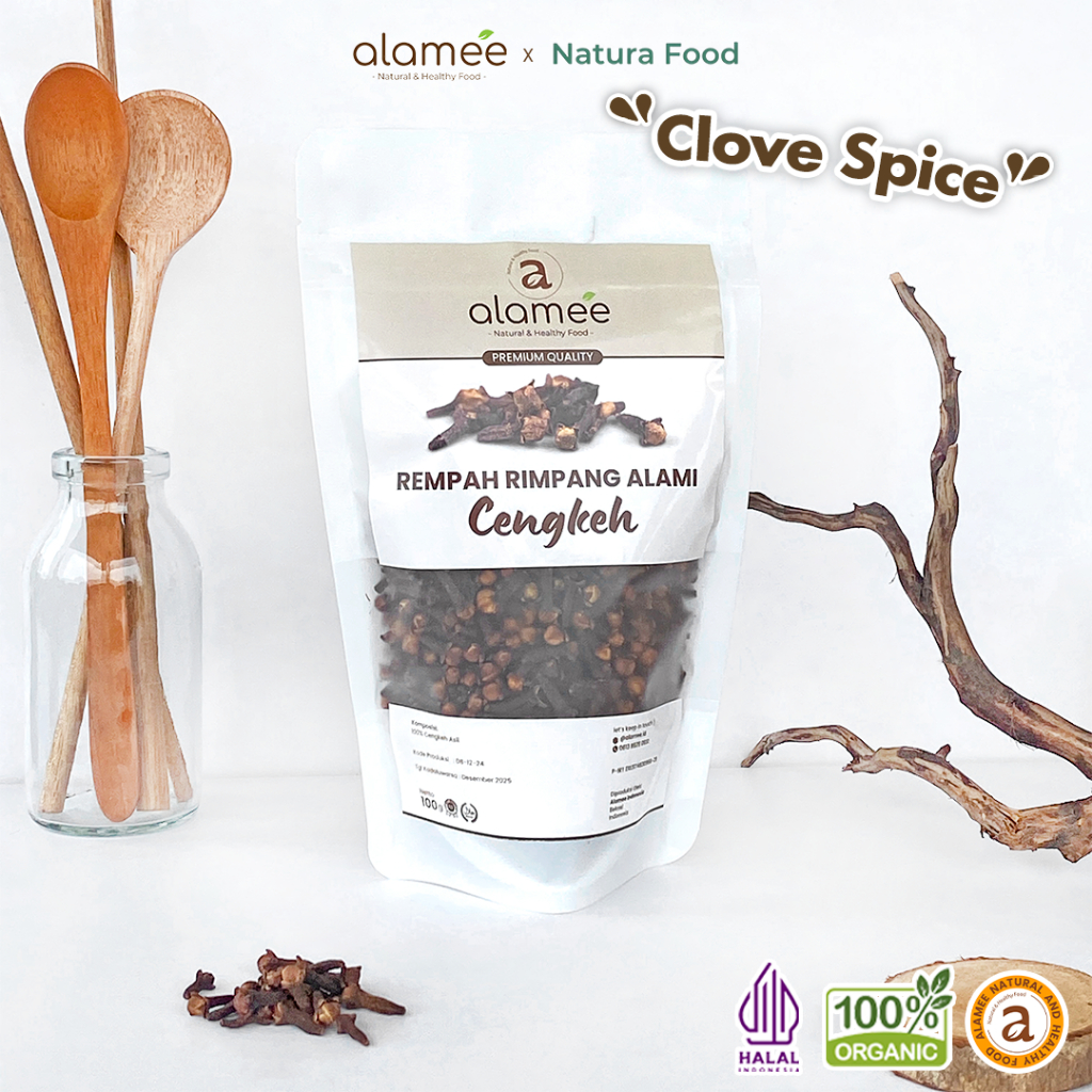 

ALAMEE Cengkeh Kering Rempah Dapur Organik Cloves Rimpang Organik Alami Spice 100gr