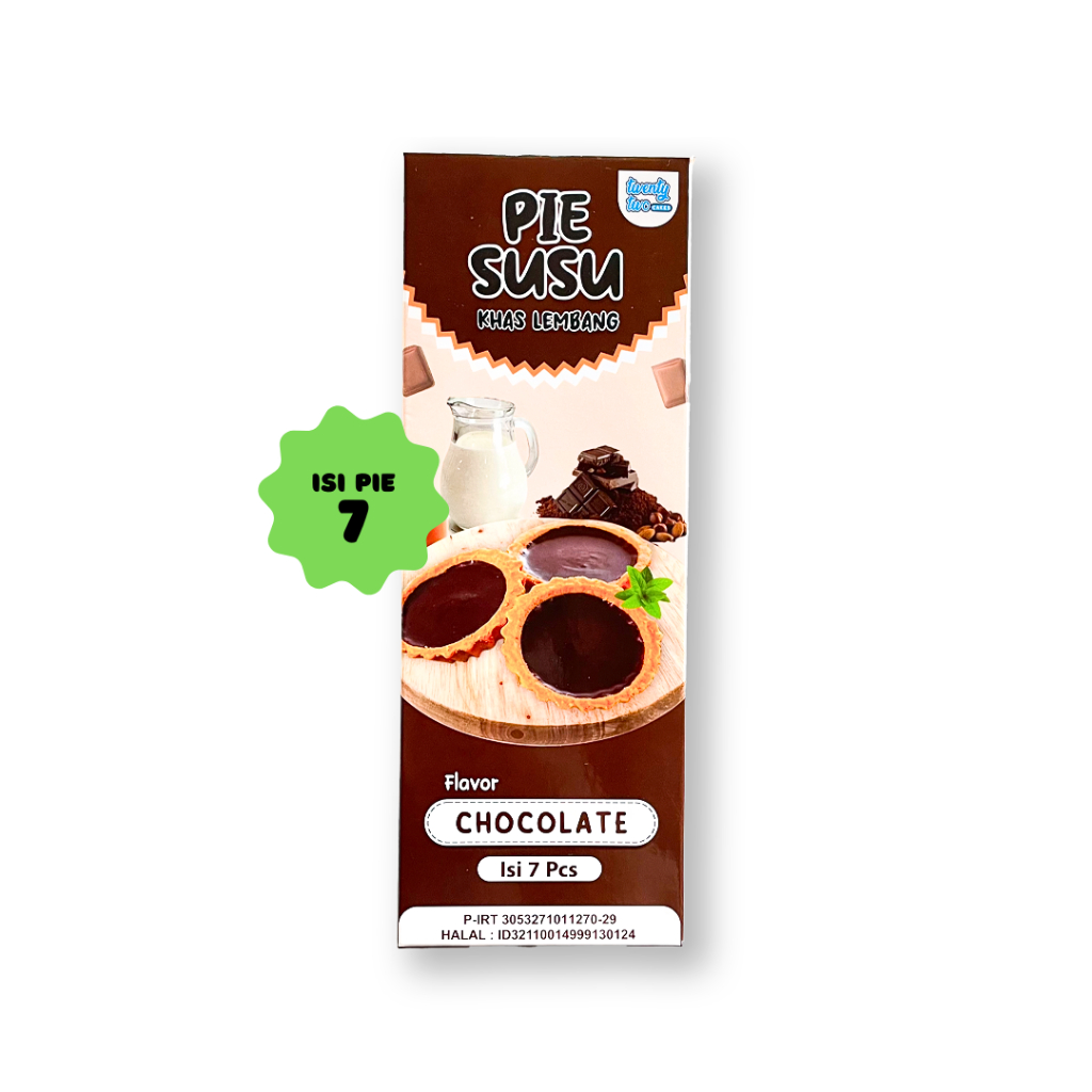 

Twenty Two Pie Susu Khas Lembang Chocolate Isi 7 Pcs