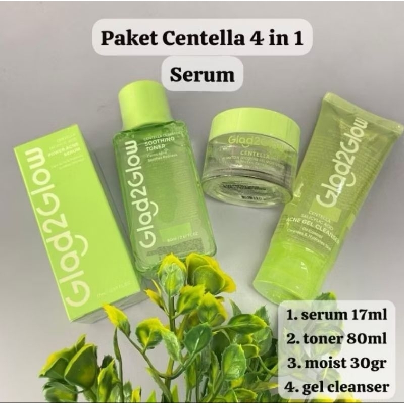 GLAD2GLOW Paket Centella Acne Glad2Glow || Paket Acne
