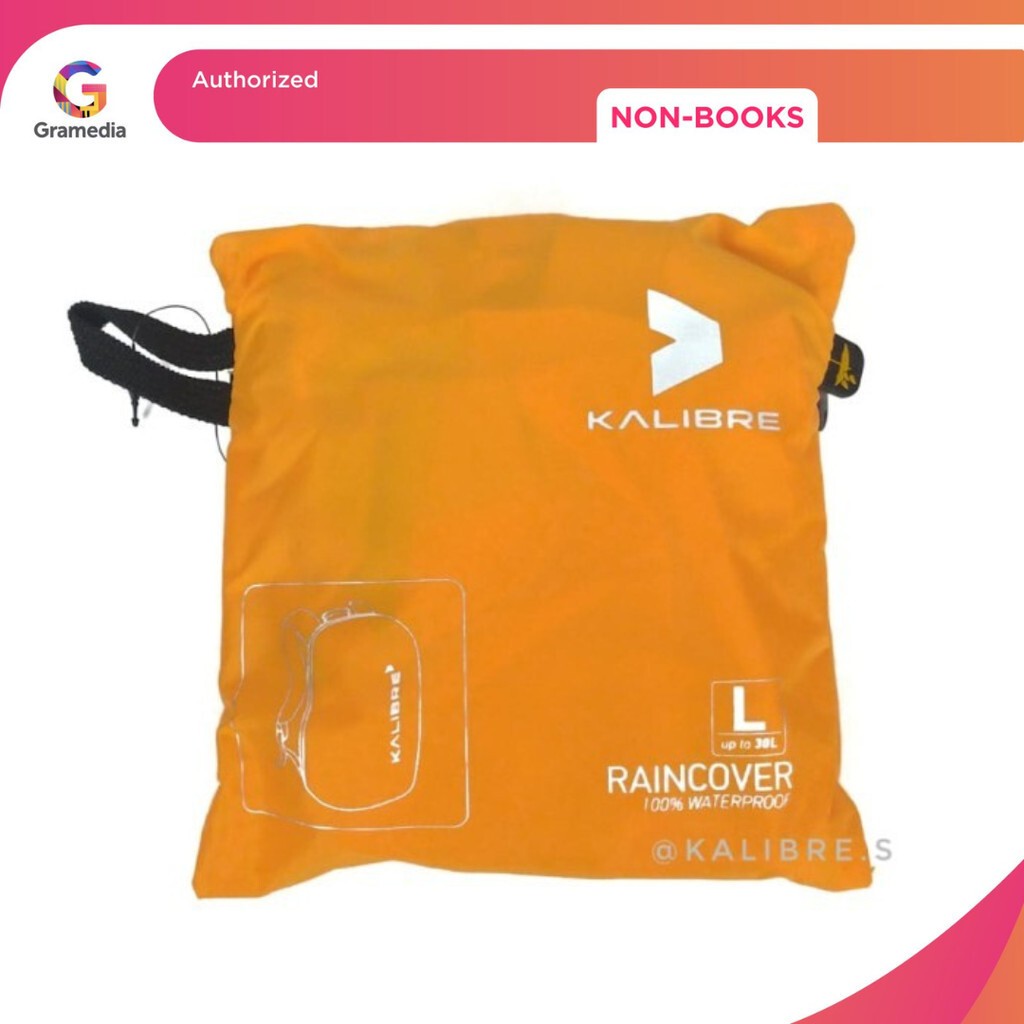 Gramedia Surabaya - Kalibre Raincover Cover Tas L   30L 922222999